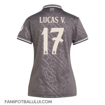 Real Madrid Lucas Vazquez #17 Tricou Fotbal Replică 2024-25 Femei Treilea
